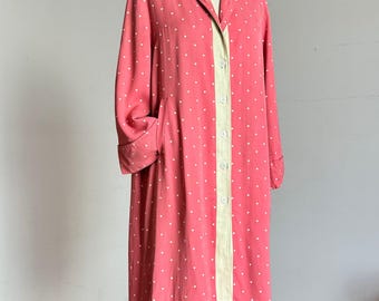 vintage 1940s pink gabardine jacket {L-XL}