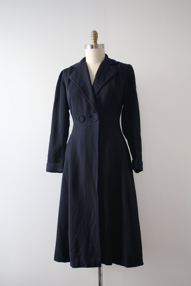 vintage 1940s pin stripe jacket