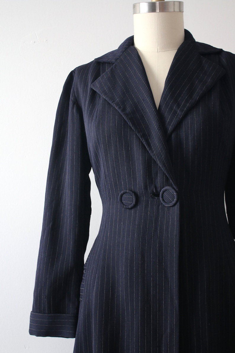 vintage 1940s pin stripe jacket