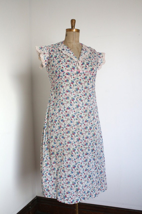 Vintage 1930s Floral Dress 1X - Etsy 