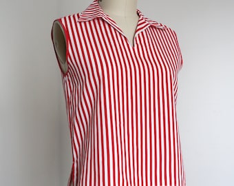 vintage 1950s striped top {m}