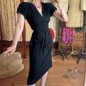 SALE // vintage 1940s novelty dress {xs}