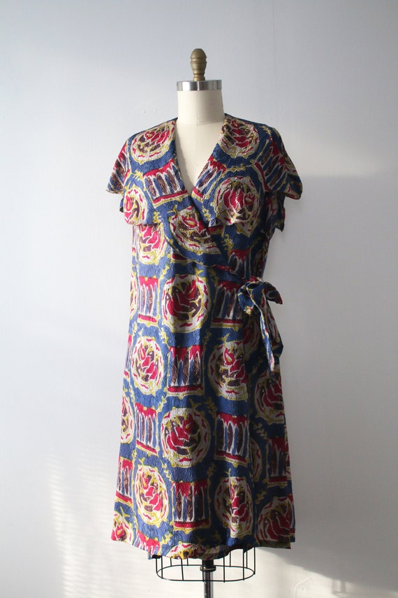 vintage 1930s wrap dress