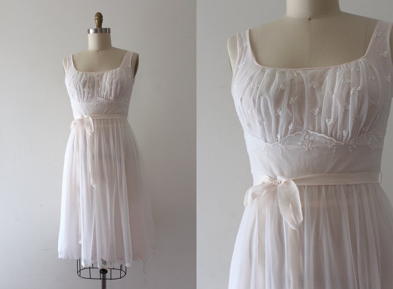 pale pink slip dress