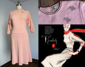 vintage 1940s Kimberly knit set {xs-m}