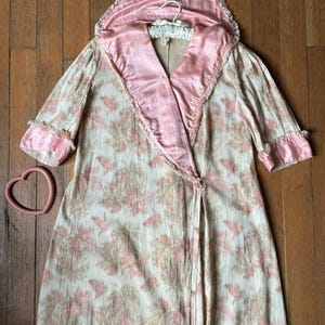 antique 1910s cotton wrap dressing gown {XL}