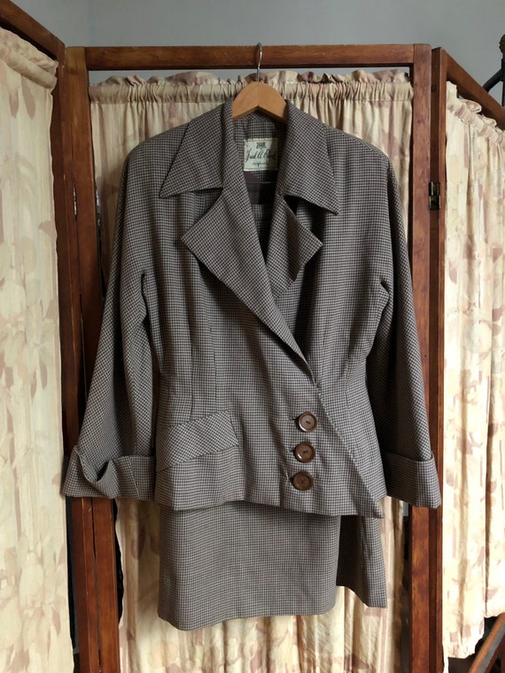 vintage 1940s Fred A. Block suit {s/m} - image 7