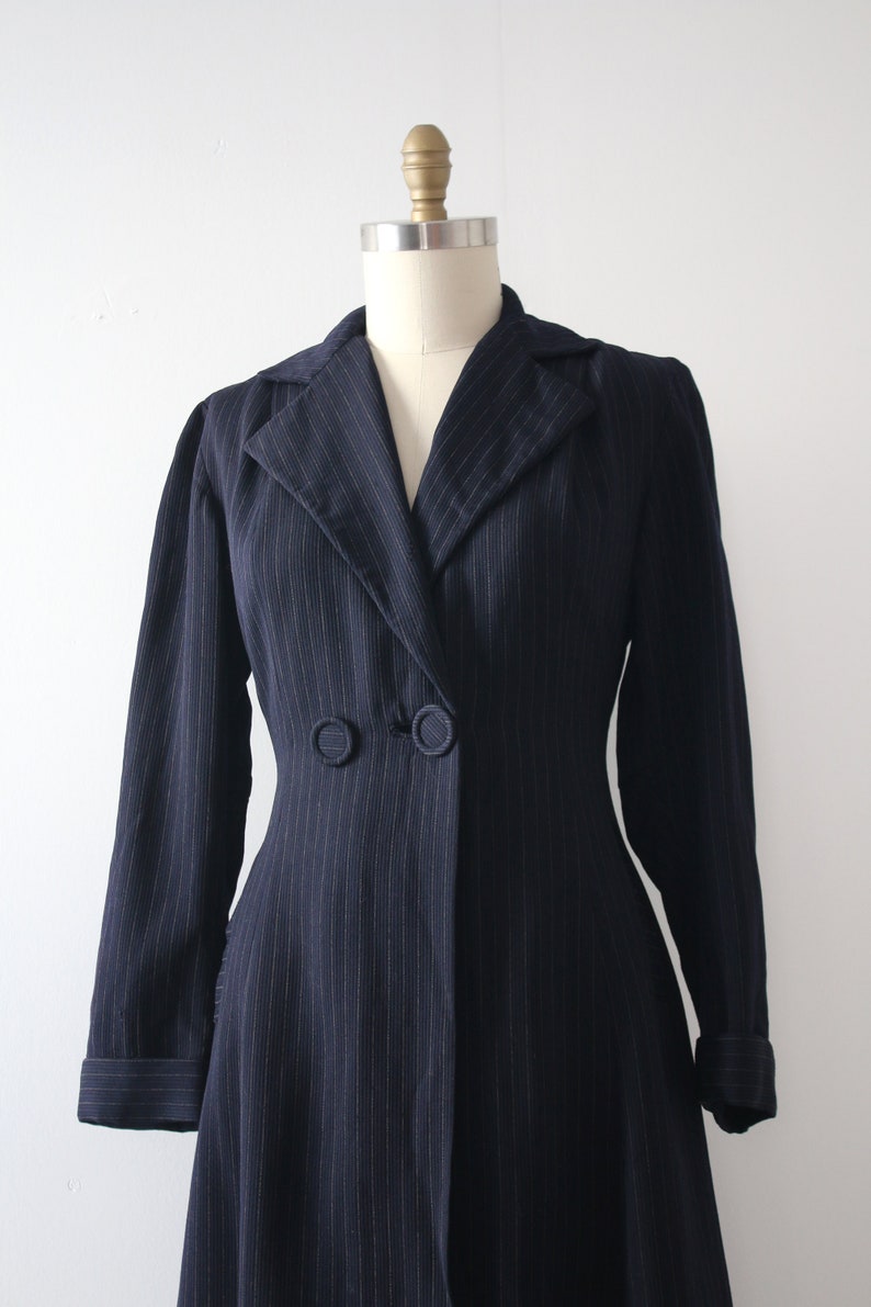 vintage 1940s pin stripe jacket