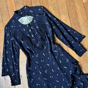 vintage 1930s rayon dress {m}