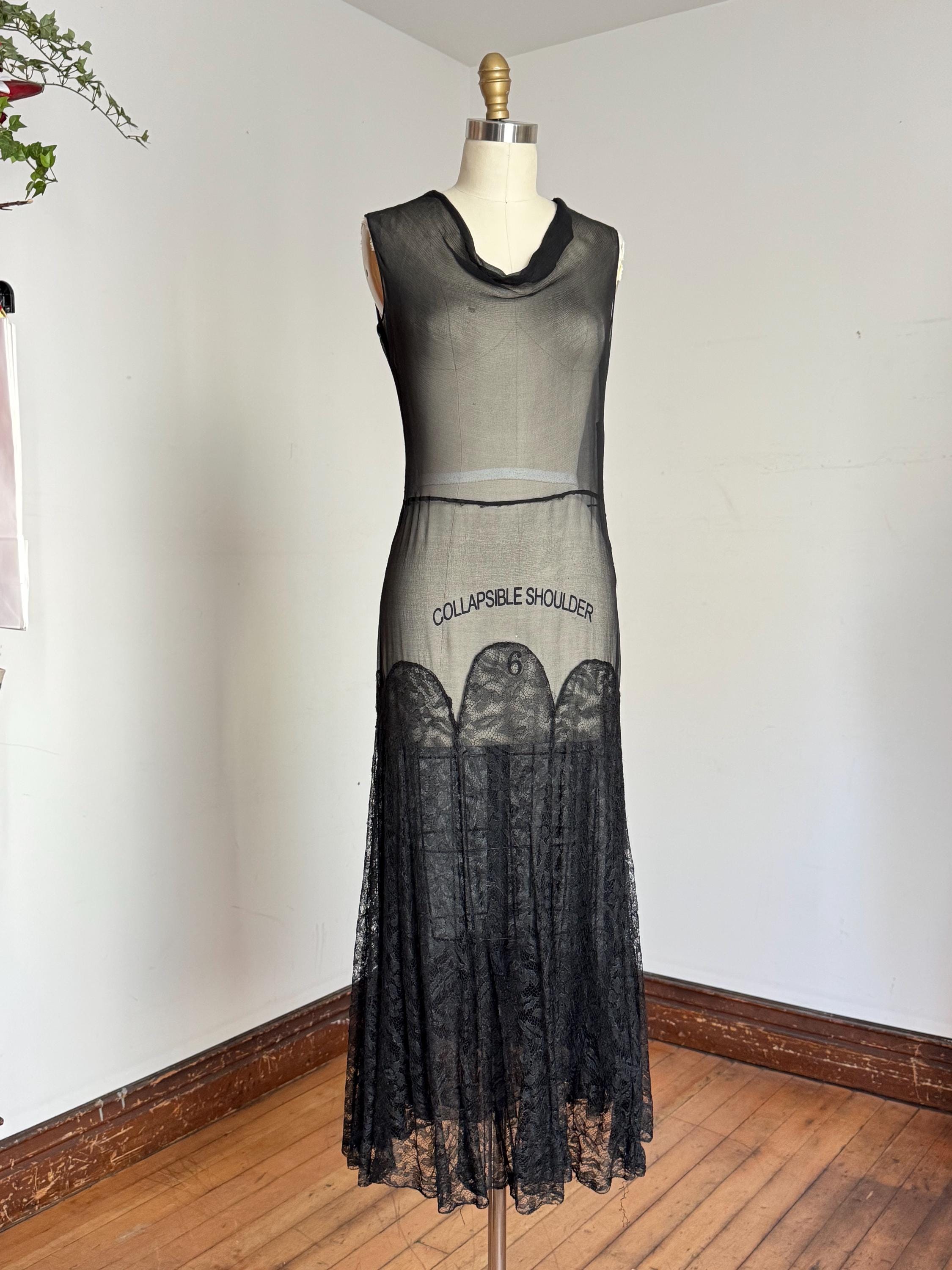 1930s Sheer Dress - Etsy