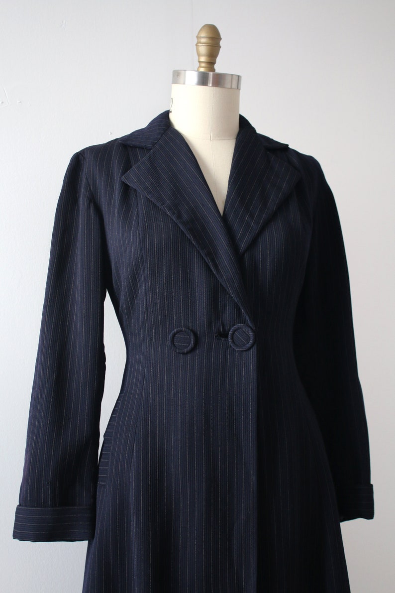 vintage 1940s pin stripe jacket