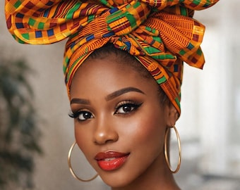 Kente type #1 Head wraps