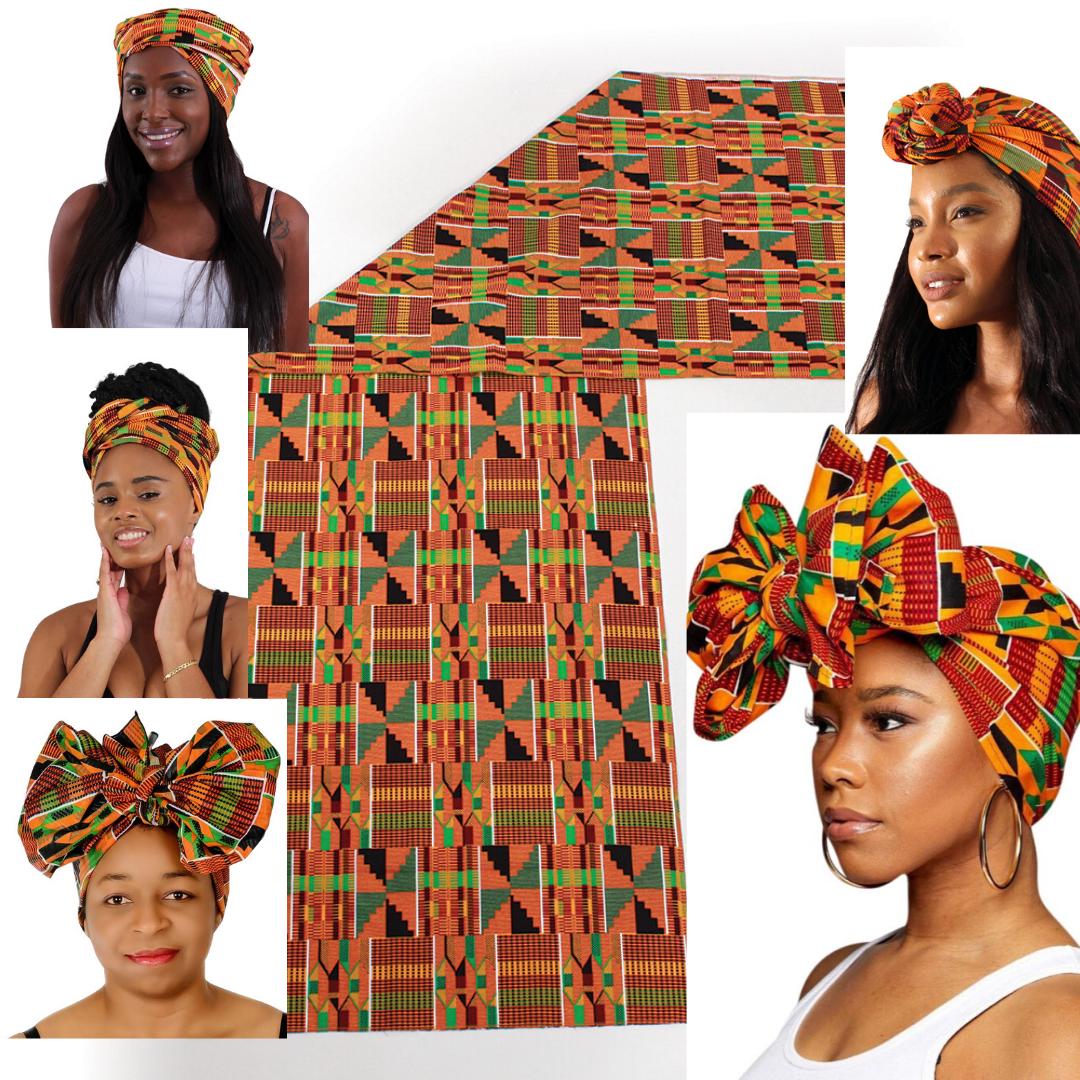 Kente Type #1 Head Wraps - Etsy