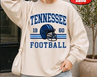 Tennessee Football Sweatshirt Shirt Hoodie Vintage Game Day Apparel Football Fan Gift Retro Sportswear