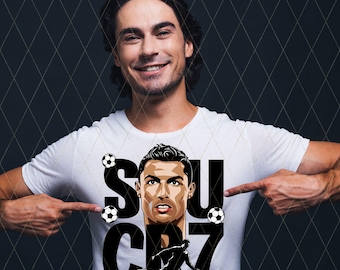 Ronaldo Siuuuu PNG SVG - Digital Download, Football PNG Download, Cristiano Ronaldo CR7 , Football Shirt png, T-shirt Sublimation #8