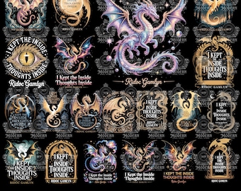 20 Ridoc Quest Squad PNG Instant Download, I Kept The Inside Thoughts Inside PNG, Onyx Storm Fourth Wing Graphic File For Fans, Bookish Gift
