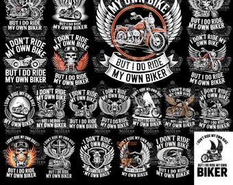 20 No conduzco mi propia moto, pero sí conduzco mi propio SVG de motociclista, regalo de motociclista para ella, sublimación de esqueleto de motociclista, sudadera divertida de motociclista