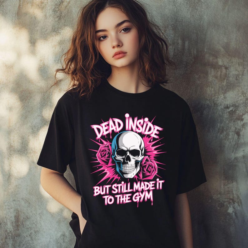Dead Inside Gym Digital Art PNG