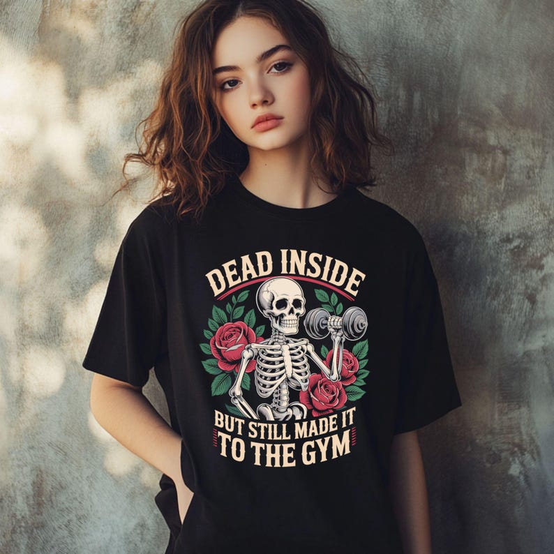 Dead Inside Gym Digital Art PNG