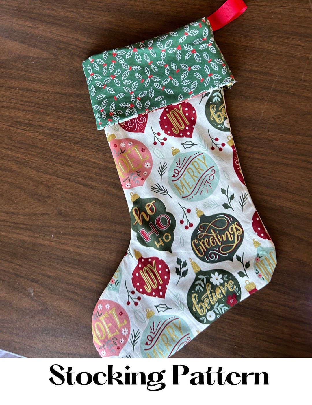 Christmas Stocking Pattern - Etsy