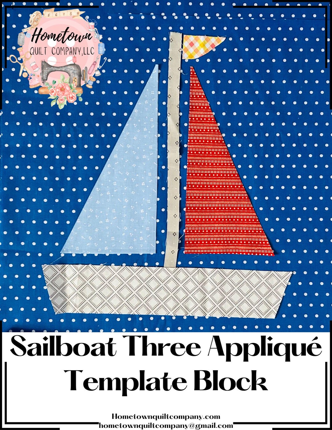 Sailboat Three Block Template - Etsy