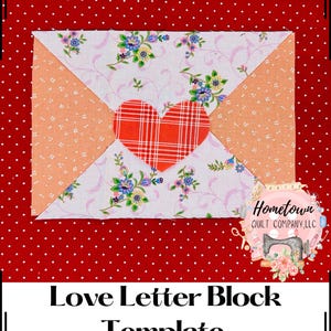 Liebesbrief Block Vorlage