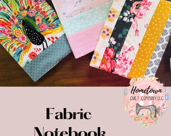 Fabric Composition Notebook Cover Pattern