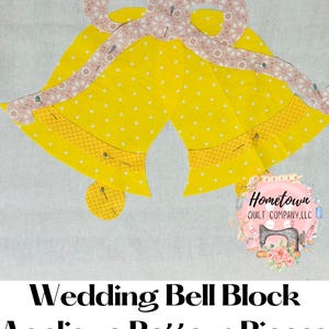 Quiltblokpatroon bruiloft belapplicatie