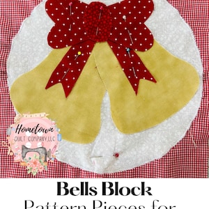 Bell Two Appliqué Quilt Block Pattern - Etsy