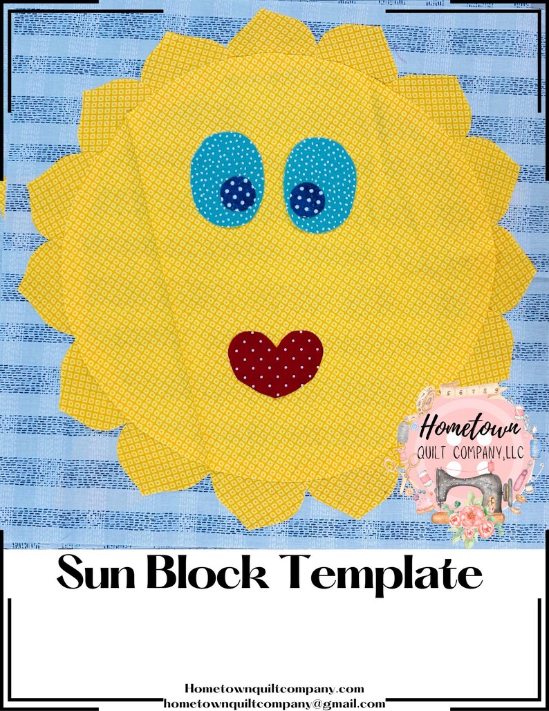 Sun Block Template - Etsy