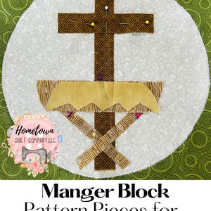 Quiltblokpatroon met twee appliqués