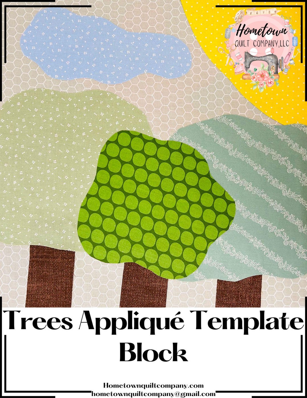 Trees Block Template - Etsy