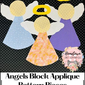 Quiltblokpatroon engelenapplicatie