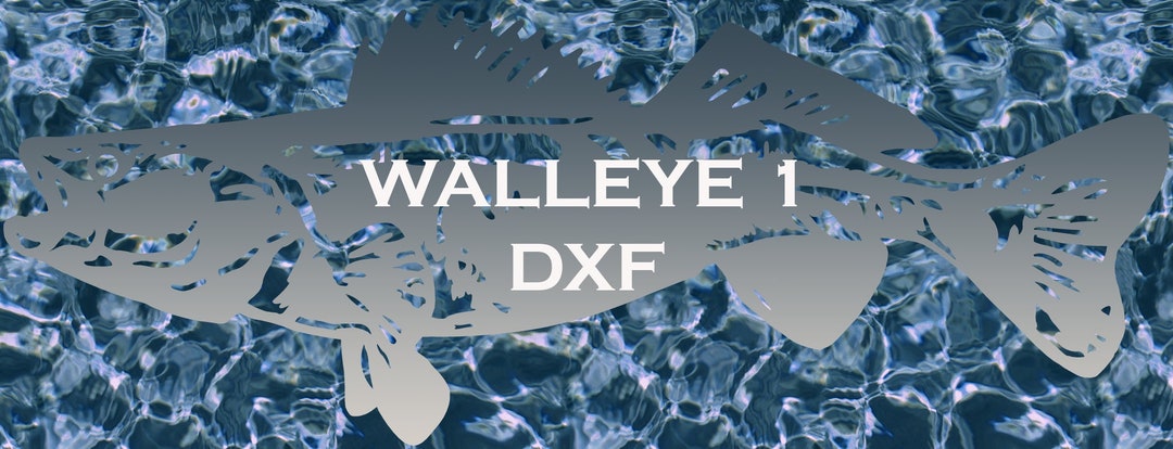 Walleye Cnc Router Files Walleye 1 - DXF and SVG Files - Etsy