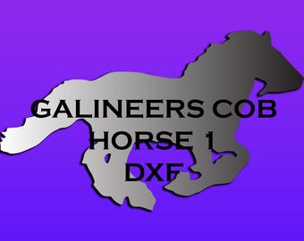 Galineers Cob Horse 1 - DXF- och SVG-filer