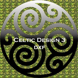 Celtic Design 3 - DXF and SVG files