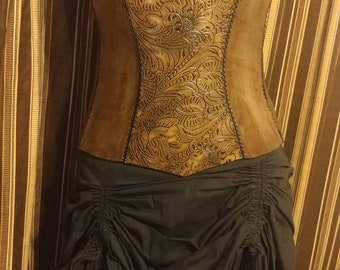 Leather Overbust Corset