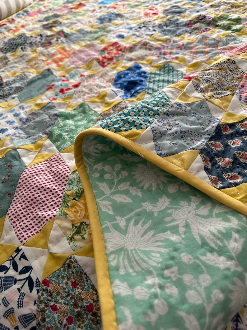 Cv Chartreuse Quilt Pattern and Starter Pack of Fabrics - Etsy
