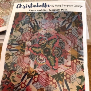 msg Christabella pattern and template and paper small size