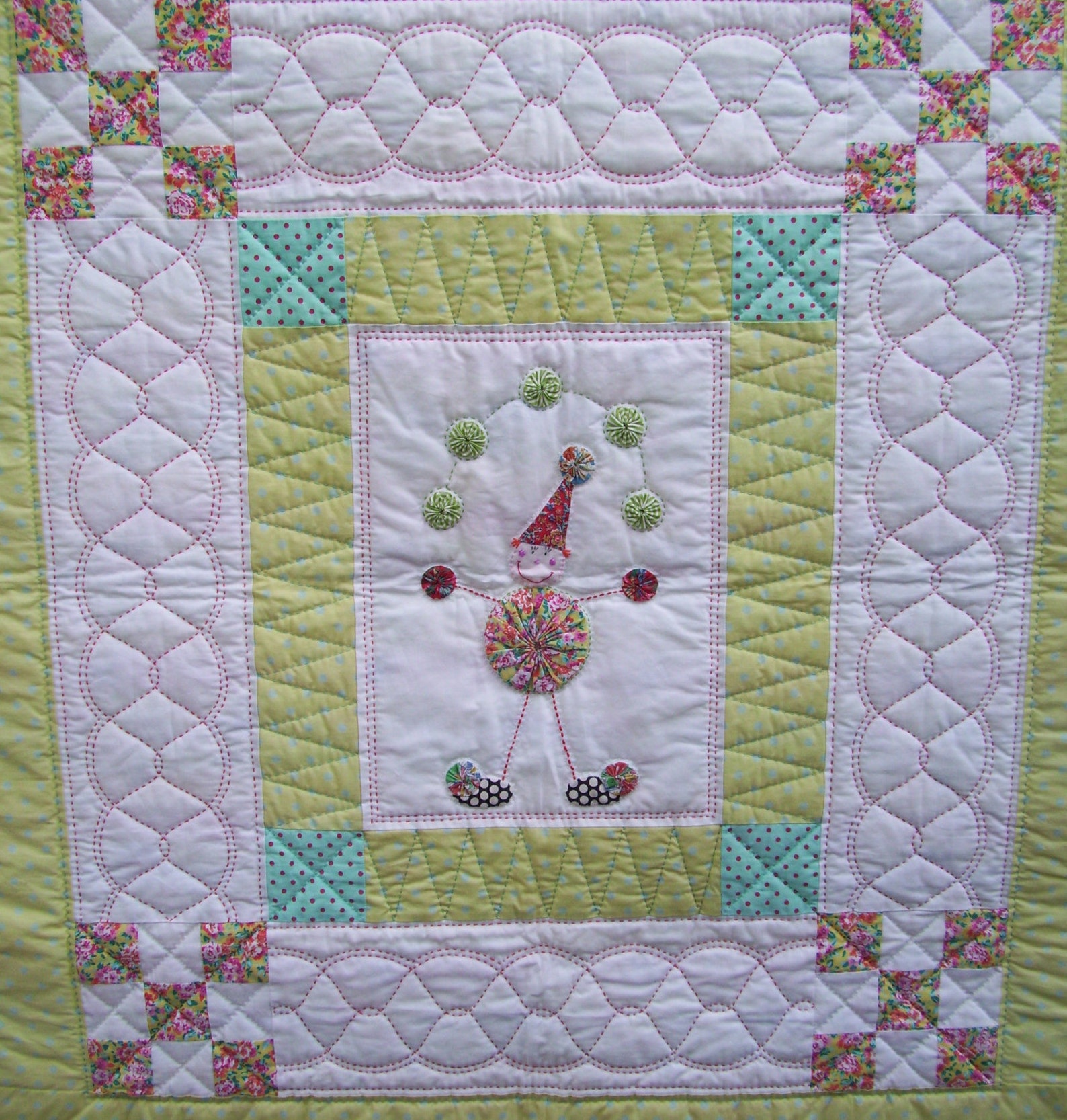 Th 'the Juggler' Cot Quilt Pattern Etsy