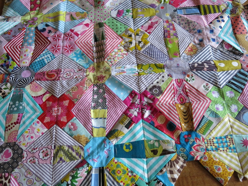 msg Mrs Peach Quilt Pattern only for both sizes image 6