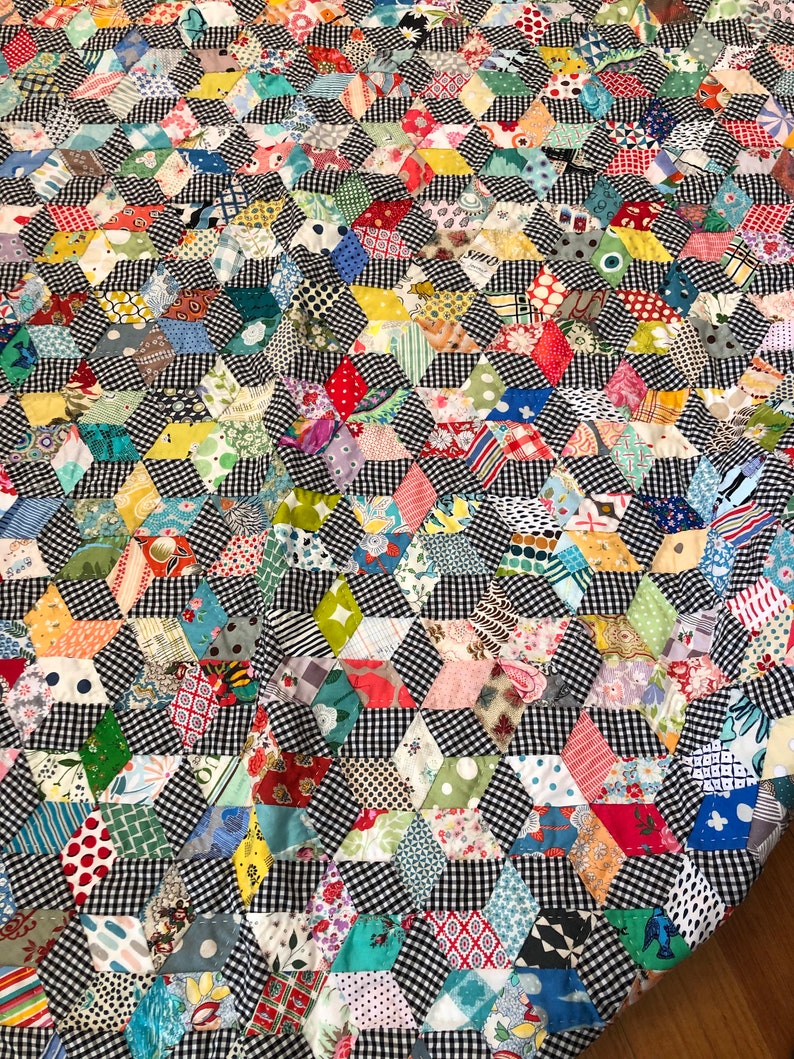 Cv Licorice Allsorts Quilt Pattern Etsy