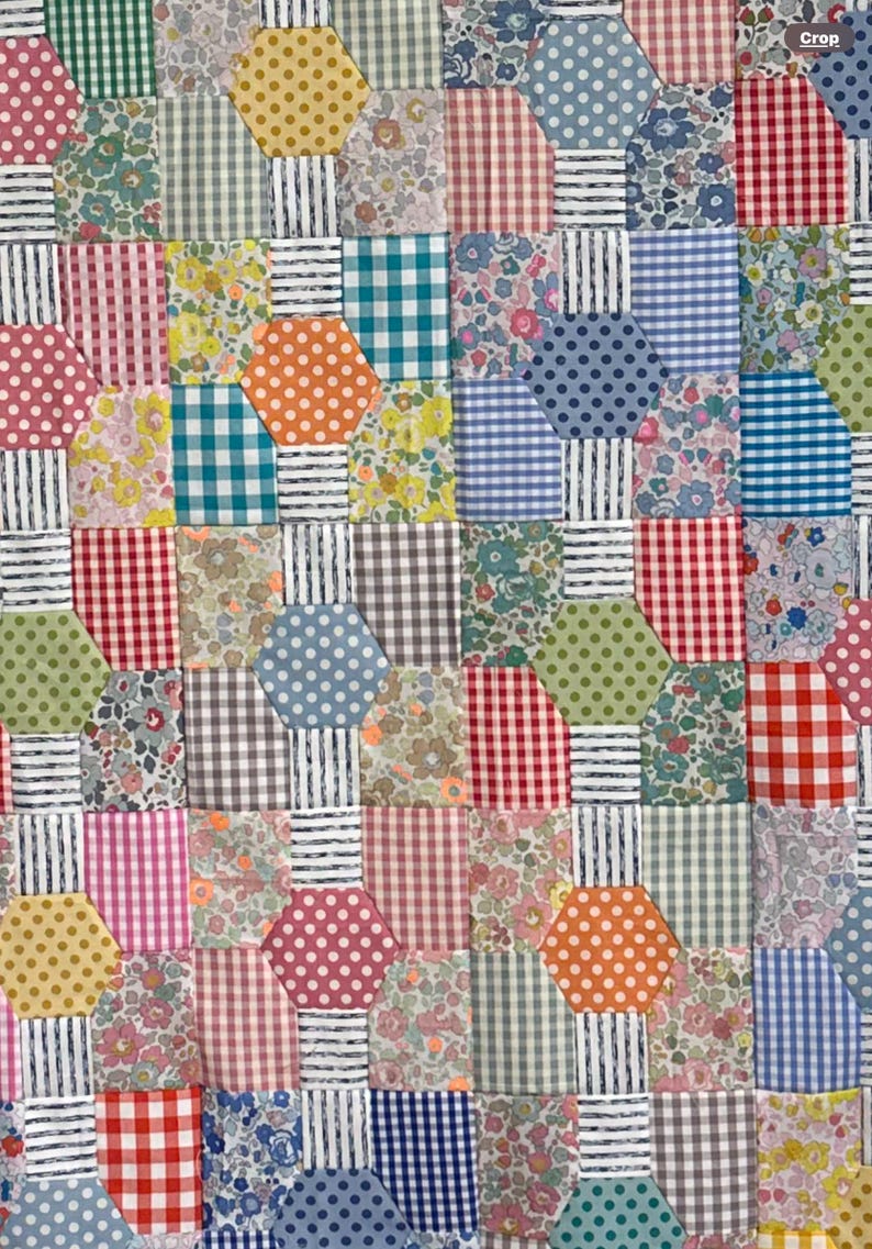 b Patrón de macizo de flores por bordado imagen 10