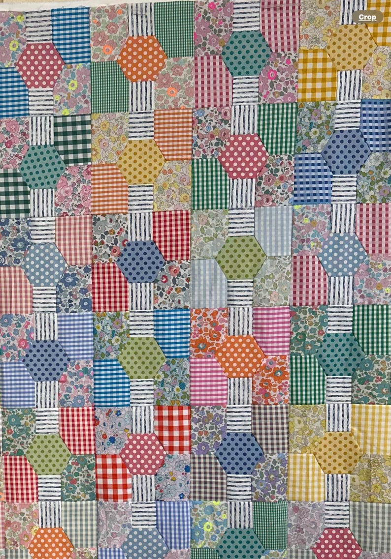 b Patrón de macizo de flores por bordado imagen 9