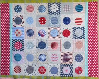 msg Dot a Day quilt pattern and papers
