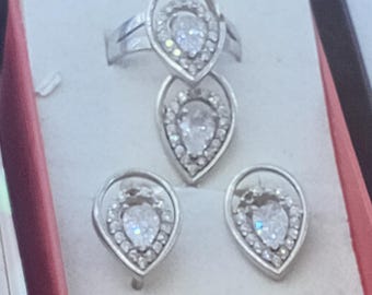 925 Sterling Silver Jewelry Set