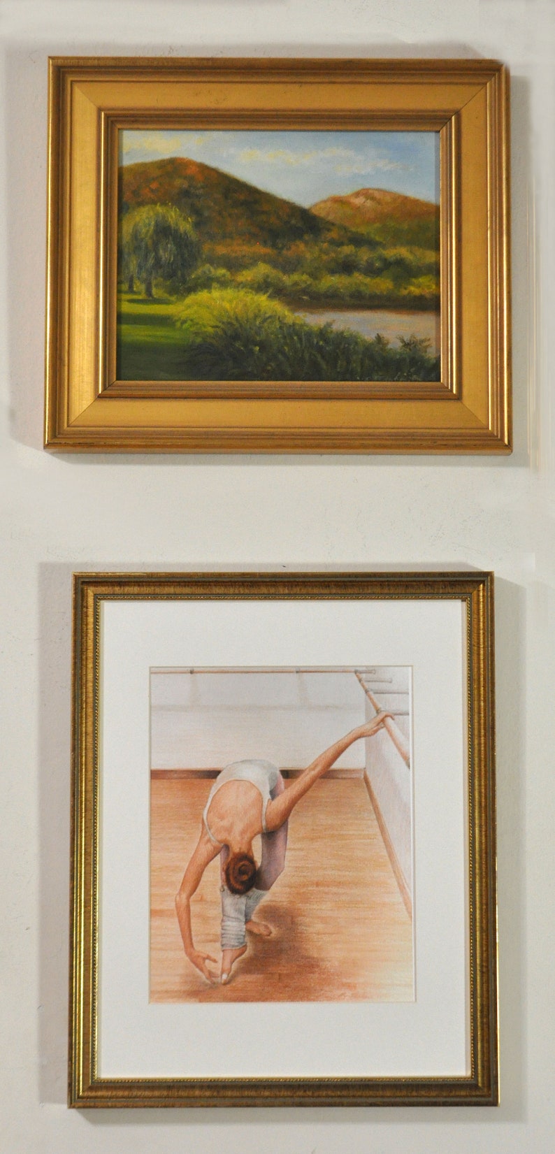 Ballet Dancer Art Print, Ballet Dancer Drawing Art, Ballerina Art, Ballet Dancer Colored Pencil Drawing by P. Tarlow image 8
