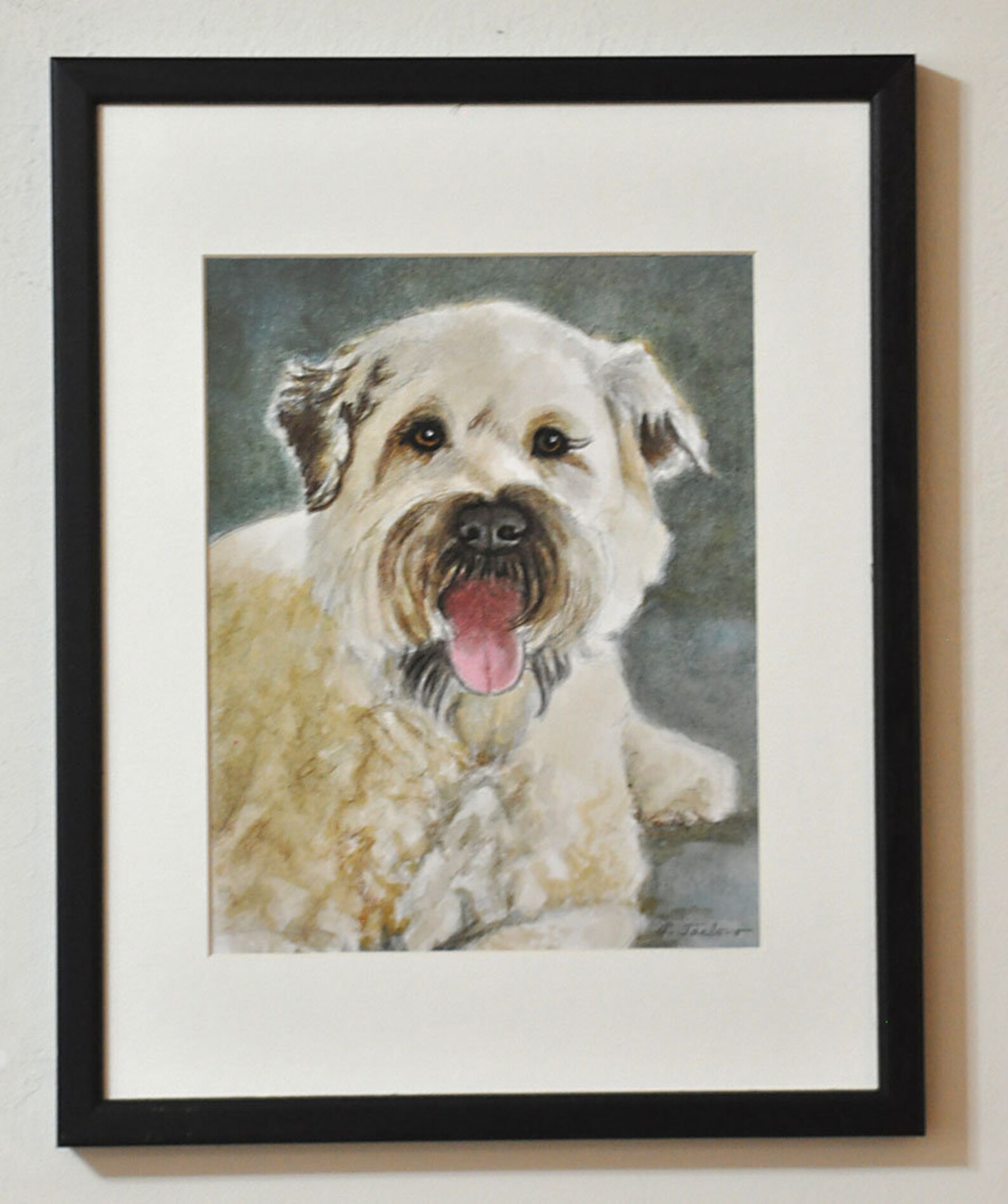 Wheaten Terrier Art Print Soft Coated Wheaten Terrier Art - Etsy