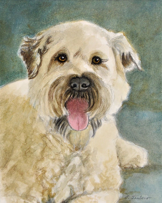 Wheaten Terrier Umbrella - Pink Wheaten Terrier Umbrella - Pink