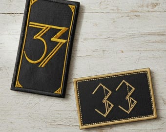 Expedition 33 Embroidery Patch: Iron-On or Velcro Video Game Patch, Clair Obscur Gamer Cosplay Gift